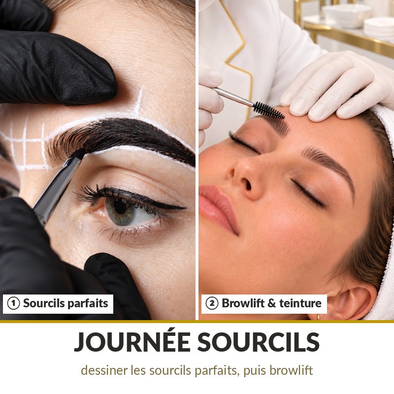 Journée SOURCILS — sourcils parfaits + browlift