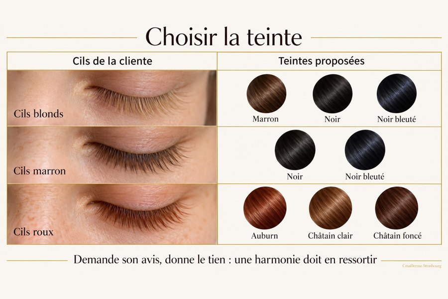 Teinture des cils & sourcils — CmaDermo Académie Strasbourg